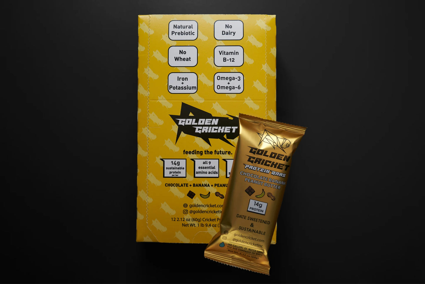6x Golden Cricket Protein Bars