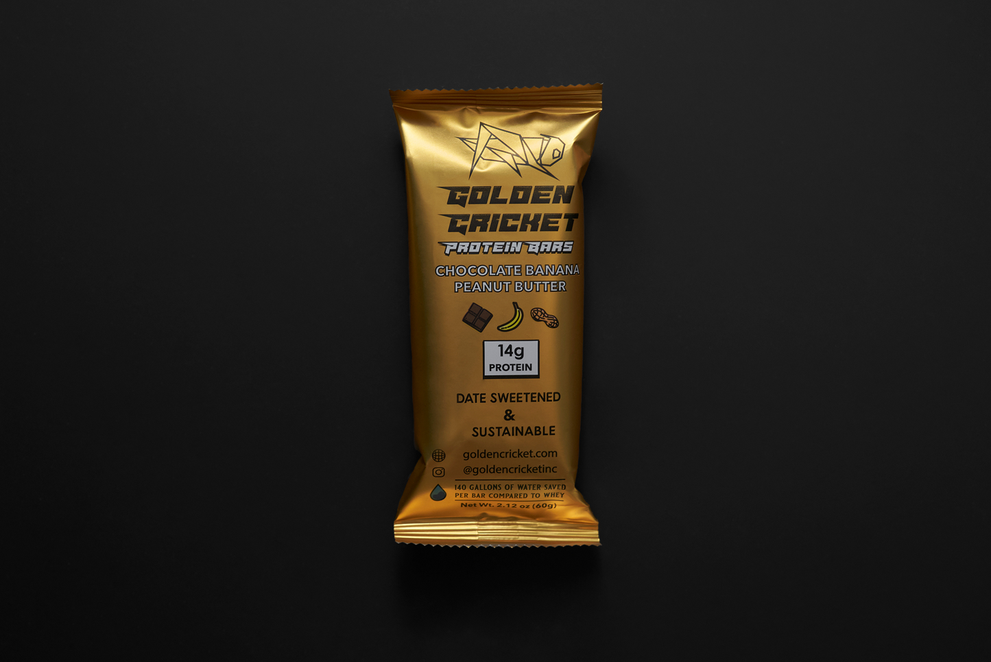 12x Golden Cricket Protein Bars