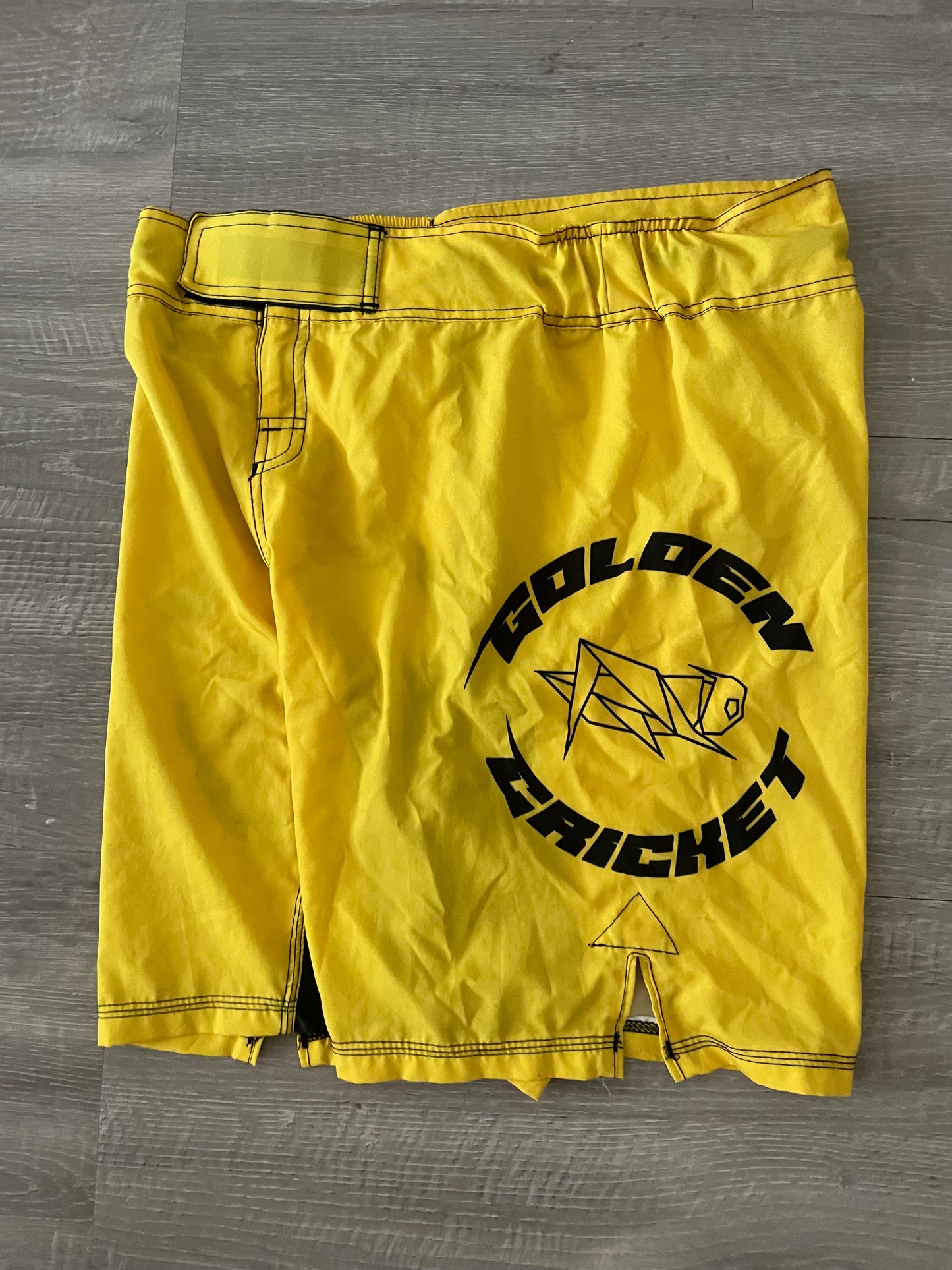 Golden Cricket Grappling Shorts